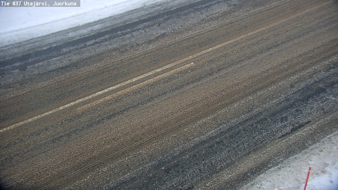 Weather Camera Image Road 837 Utajärvi, Juorkuna, Utajärvi, Pohjois-Pohjanmaa