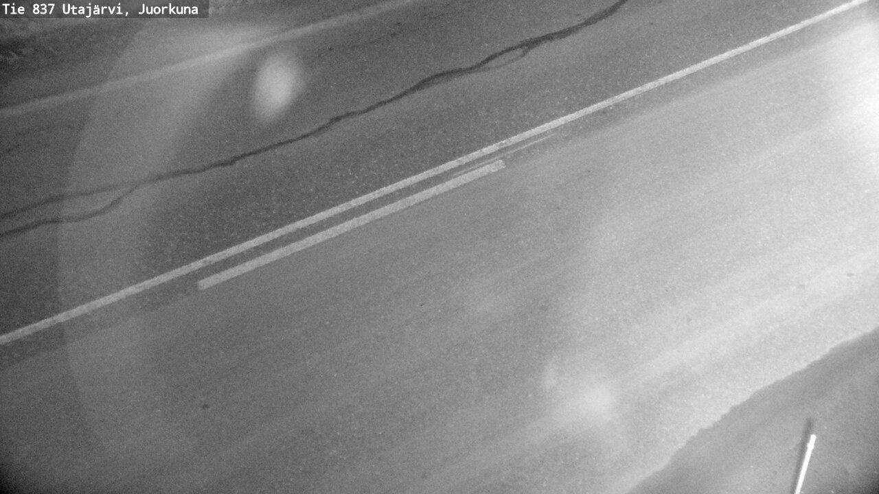 Weather Camera Image Väg 837 Utajärvi, Juorkuna, Utajärvi, Pohjois-Pohjanmaa