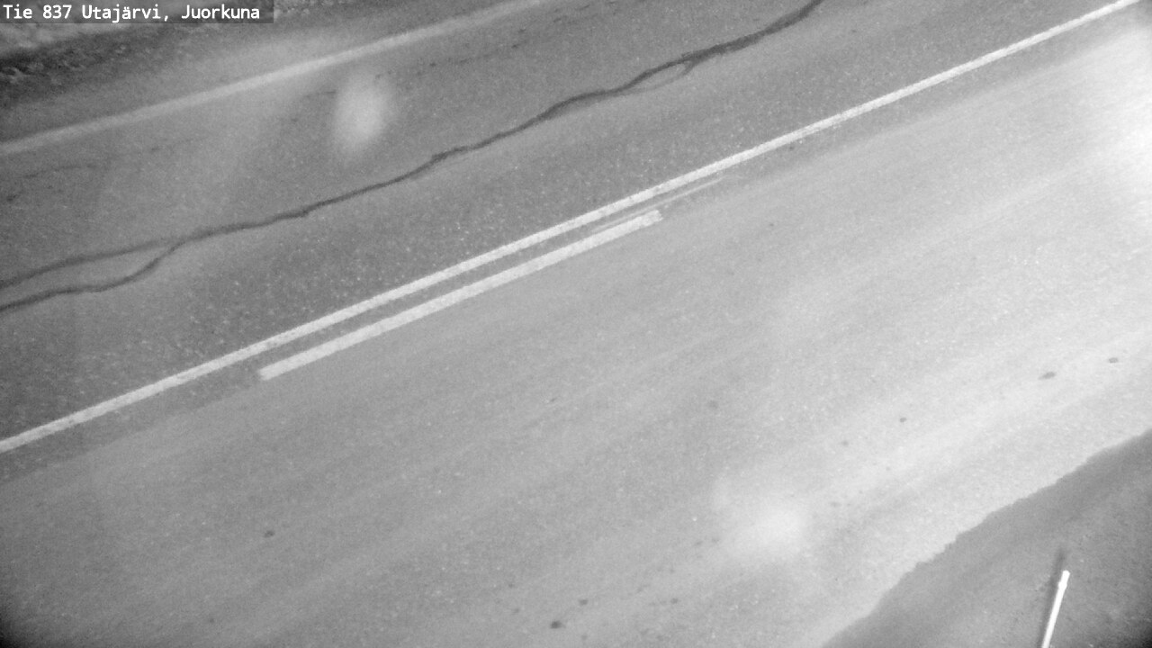 Weather Camera Image Väg 837 Utajärvi, Juorkuna, Utajärvi, Pohjois-Pohjanmaa