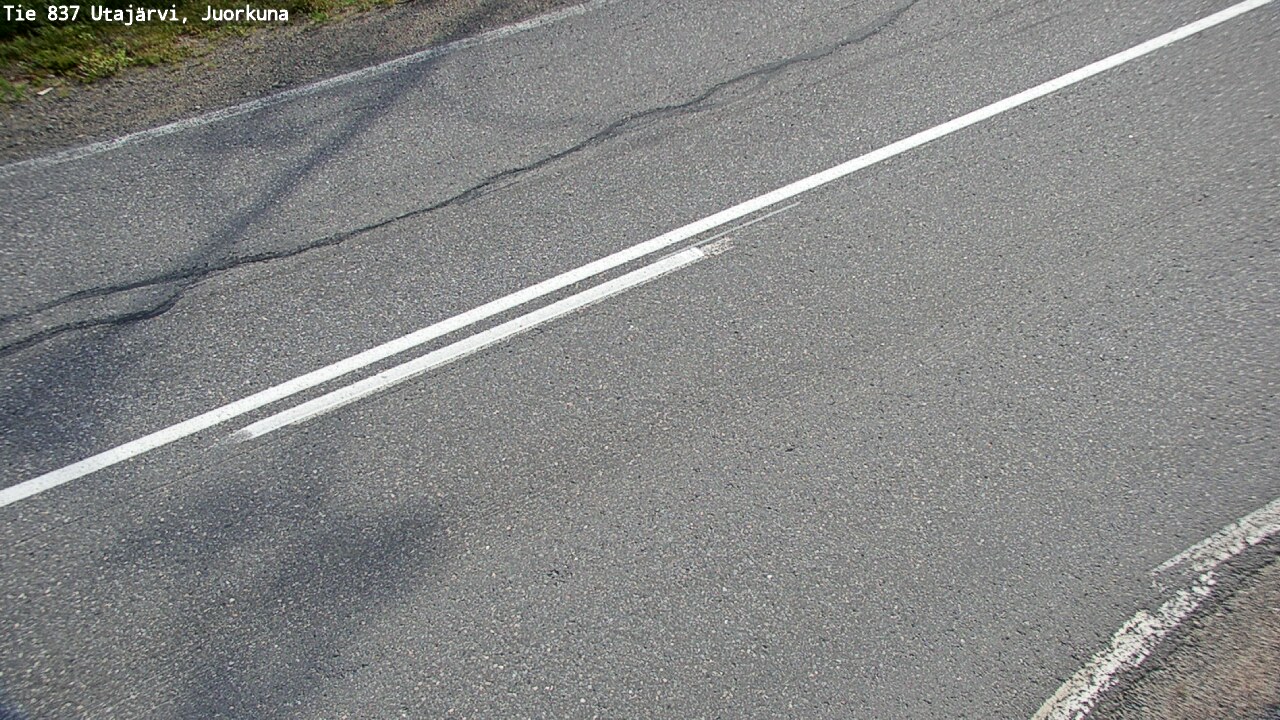 Weather Camera Image Road 837 Utajärvi, Juorkuna, Utajärvi, Pohjois-Pohjanmaa