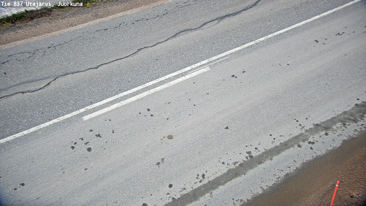 Weather Camera Image Road 837 Utajärvi, Juorkuna, Utajärvi, Pohjois-Pohjanmaa