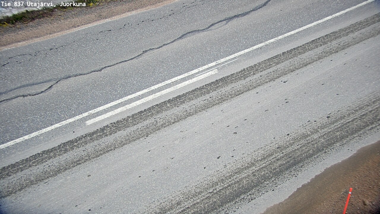 Weather Camera Image Road 837 Utajärvi, Juorkuna, Utajärvi, Pohjois-Pohjanmaa
