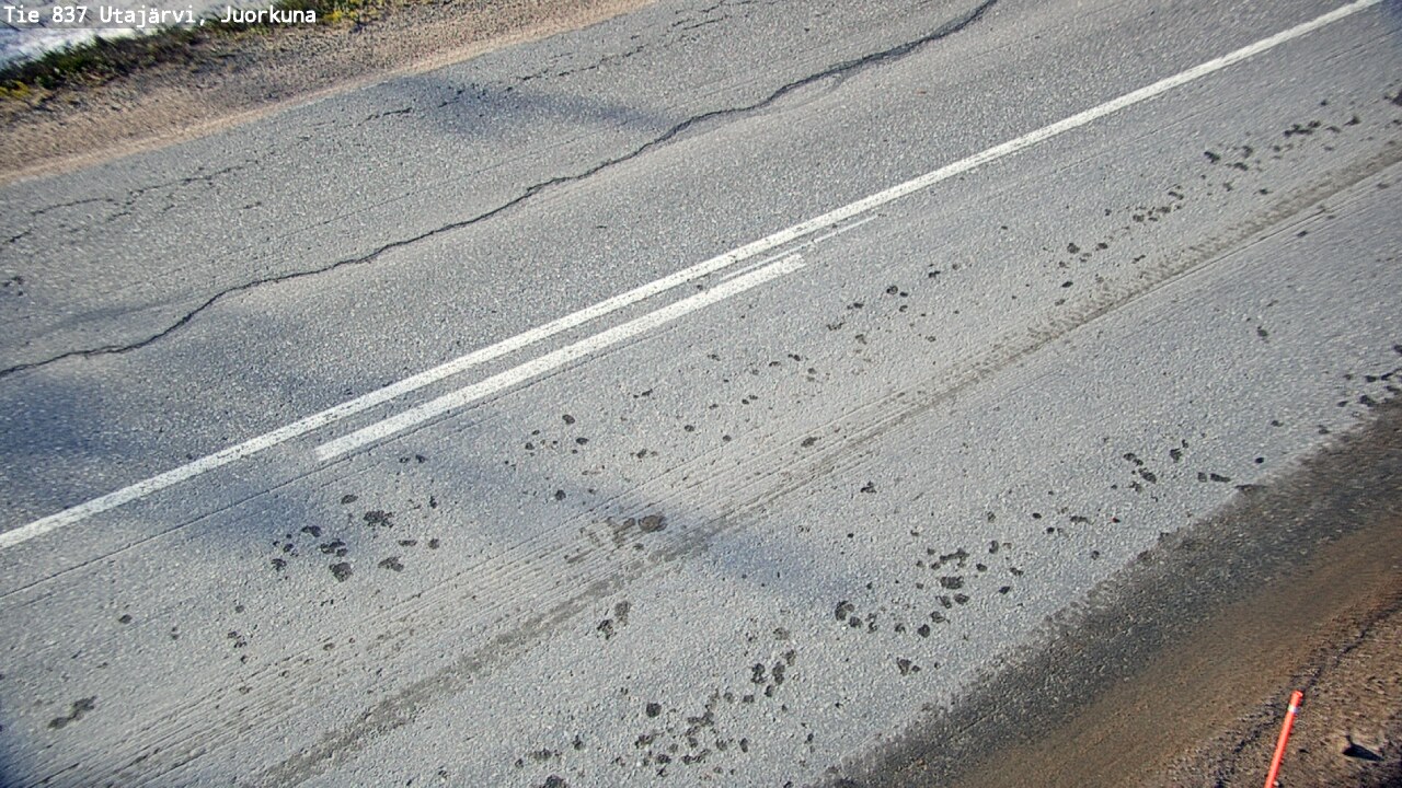 Weather Camera Image Road 837 Utajärvi, Juorkuna, Utajärvi, Pohjois-Pohjanmaa