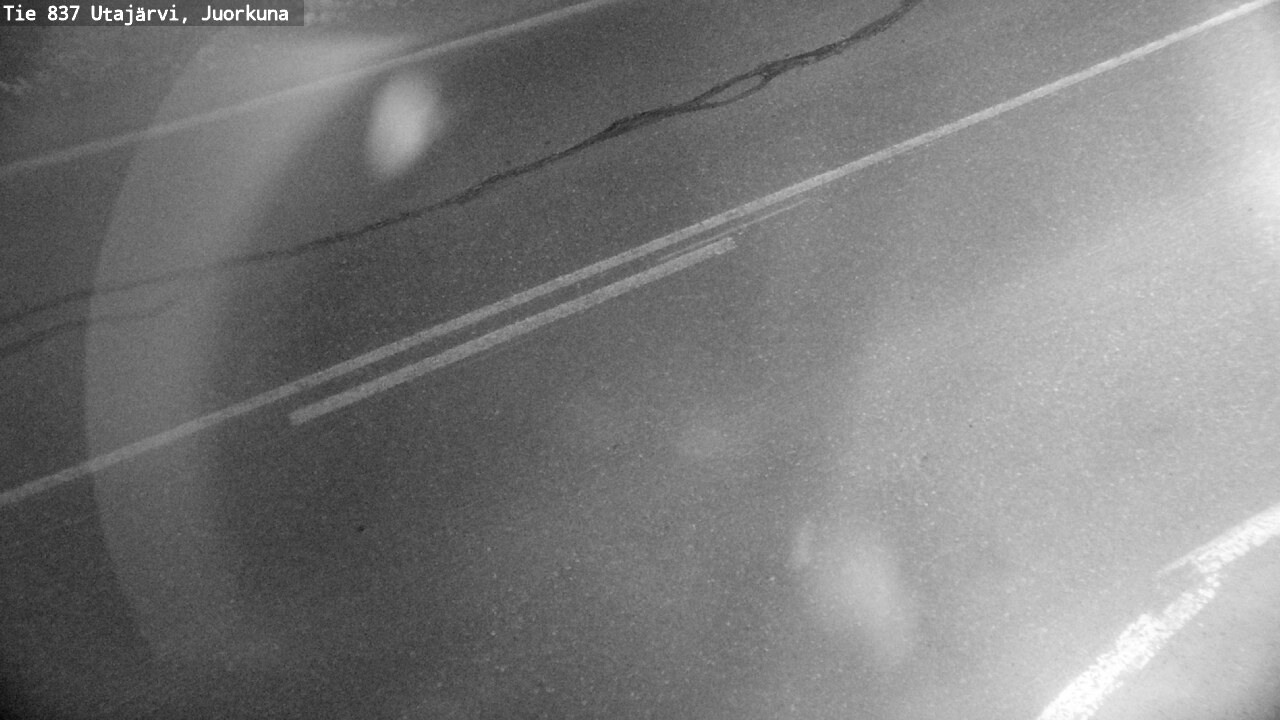 Weather Camera Image Väg 837 Utajärvi, Juorkuna, Utajärvi, Pohjois-Pohjanmaa