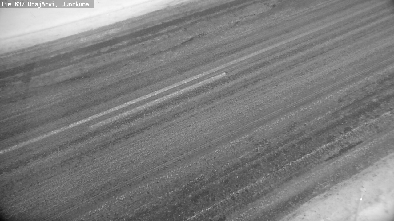 Weather Camera Image Road 837 Utajärvi, Juorkuna, Utajärvi, Pohjois-Pohjanmaa