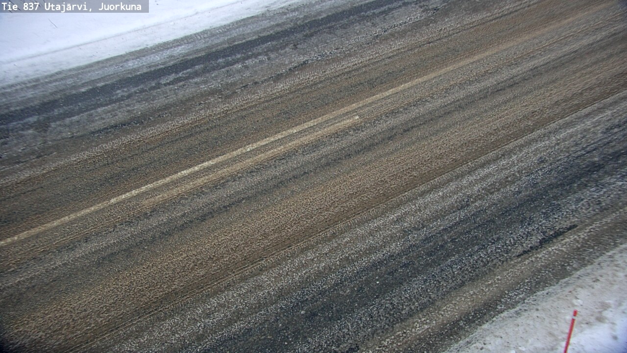 Weather Camera Image Road 837 Utajärvi, Juorkuna, Utajärvi, Pohjois-Pohjanmaa