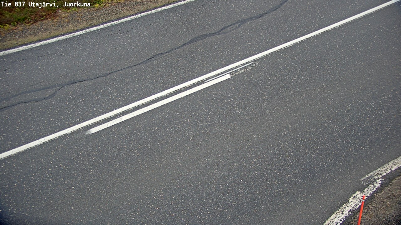 Weather Camera Image Road 837 Utajärvi, Juorkuna, Utajärvi, Pohjois-Pohjanmaa