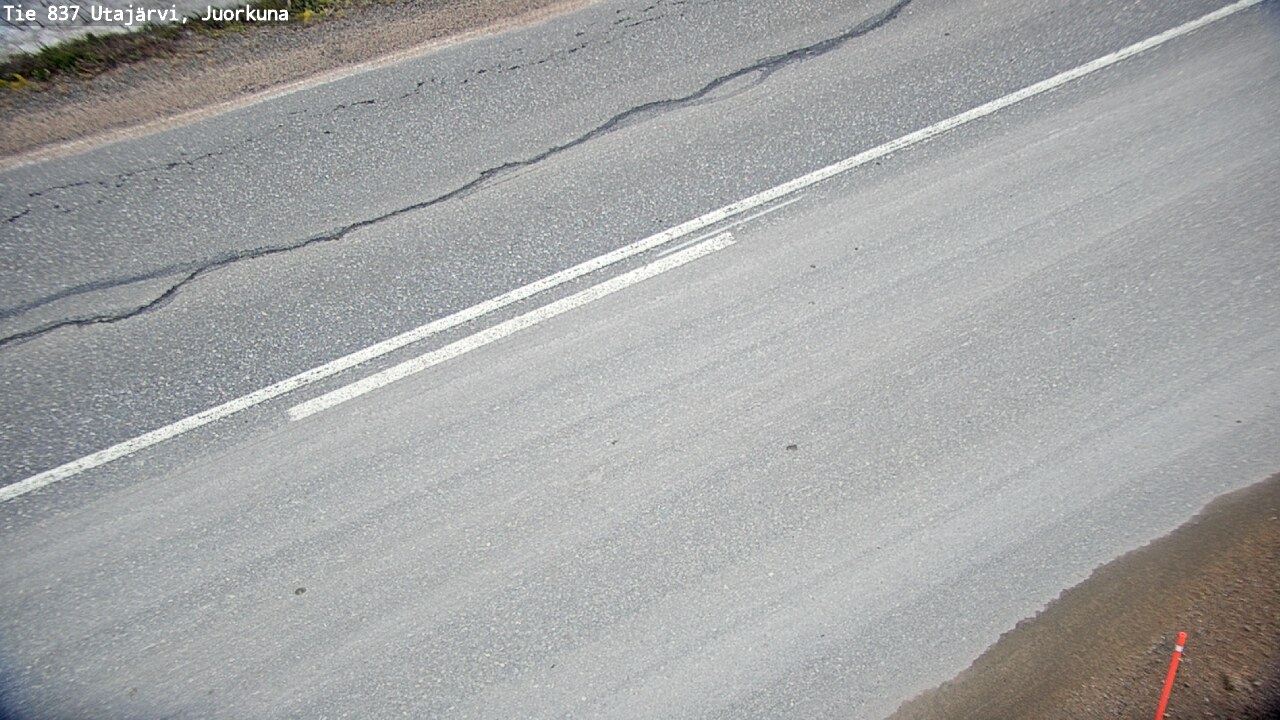 Weather Camera Image Road 837 Utajärvi, Juorkuna, Utajärvi, Pohjois-Pohjanmaa