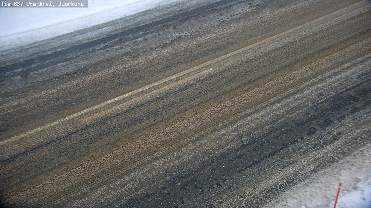 Weather Camera Image Road 837 Utajärvi, Juorkuna, Utajärvi, Pohjois-Pohjanmaa