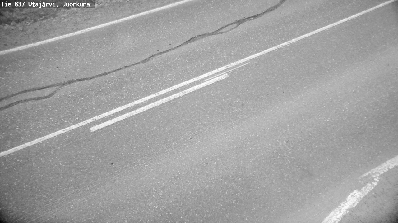 Weather Camera Image Road 837 Utajärvi, Juorkuna, Utajärvi, Pohjois-Pohjanmaa