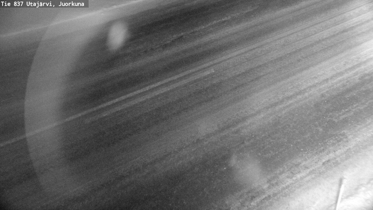 Weather Camera Image Väg 837 Utajärvi, Juorkuna, Utajärvi, Pohjois-Pohjanmaa