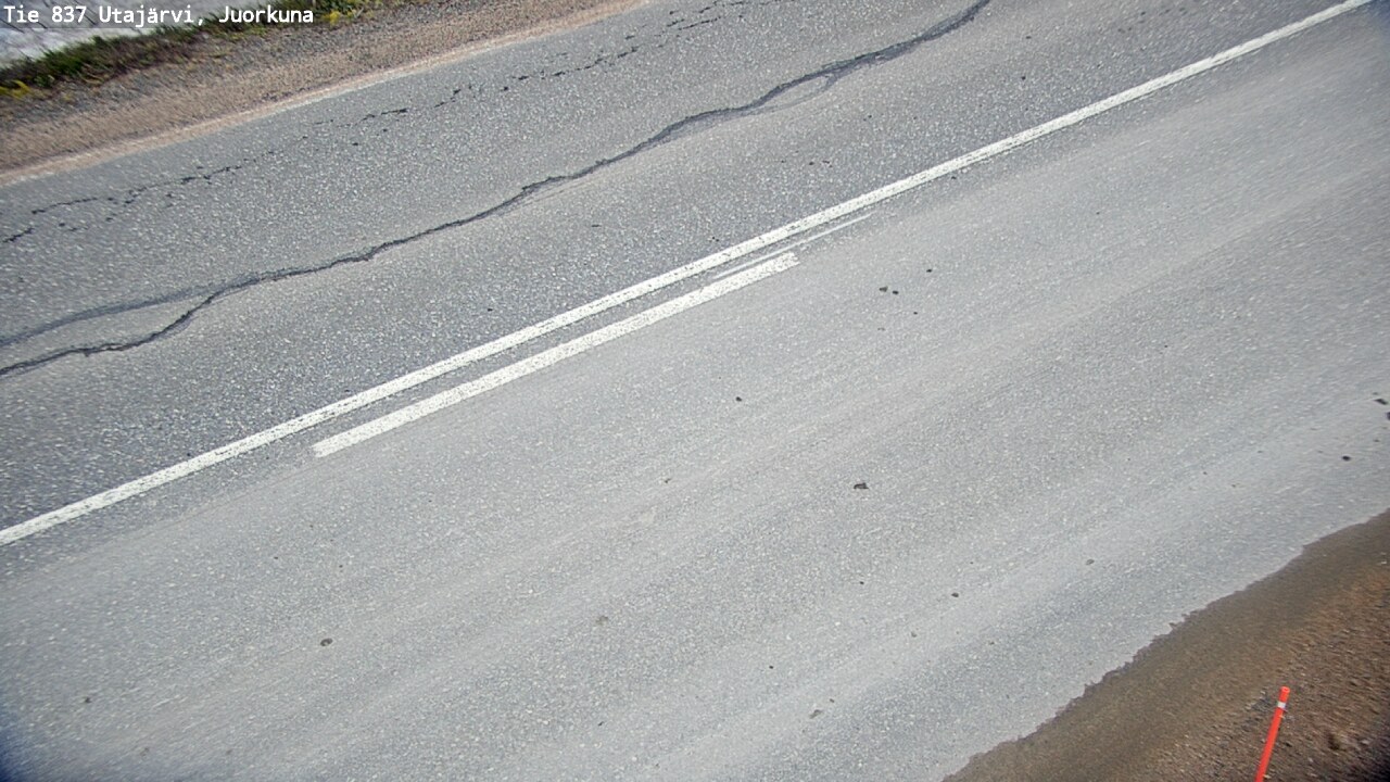 Weather Camera Image Road 837 Utajärvi, Juorkuna, Utajärvi, Pohjois-Pohjanmaa