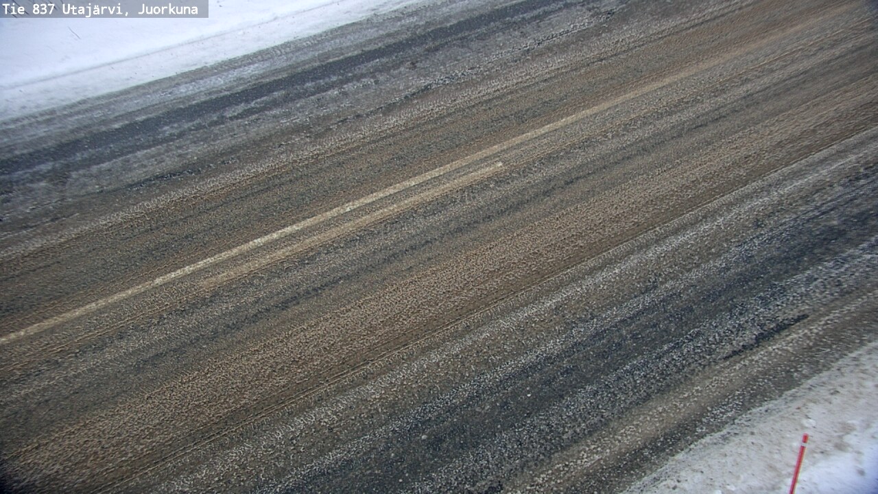 Weather Camera Image Road 837 Utajärvi, Juorkuna, Utajärvi, Pohjois-Pohjanmaa