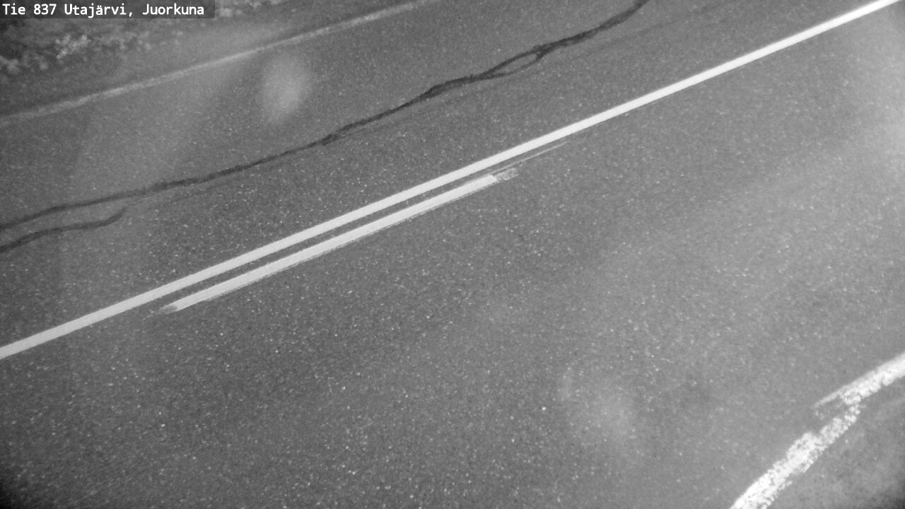 Weather Camera Image Road 837 Utajärvi, Juorkuna, Utajärvi, Pohjois-Pohjanmaa