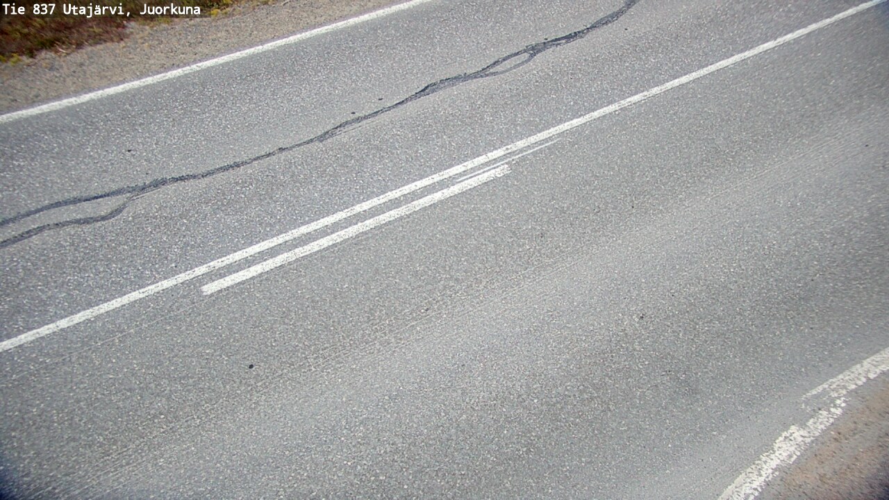 Weather Camera Image Road 837 Utajärvi, Juorkuna, Utajärvi, Pohjois-Pohjanmaa