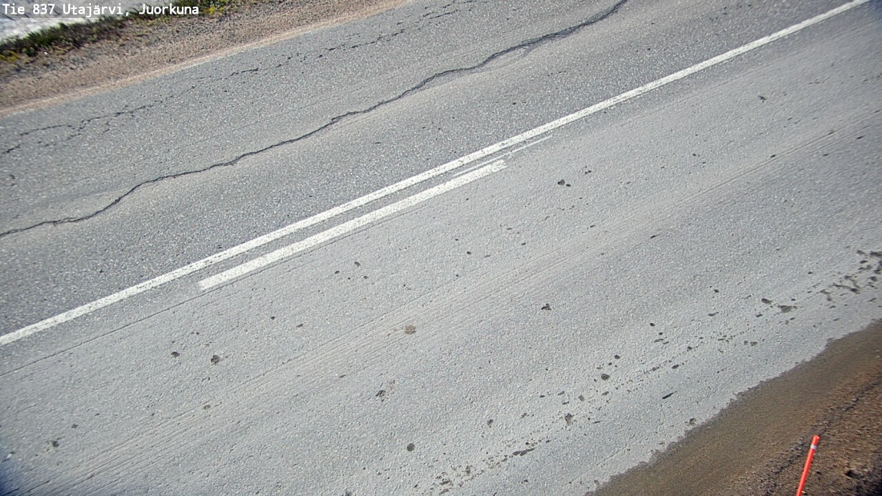 Weather Camera Image Road 837 Utajärvi, Juorkuna, Utajärvi, Pohjois-Pohjanmaa