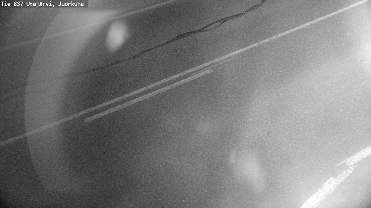 Weather Camera Image Väg 837 Utajärvi, Juorkuna, Utajärvi, Pohjois-Pohjanmaa