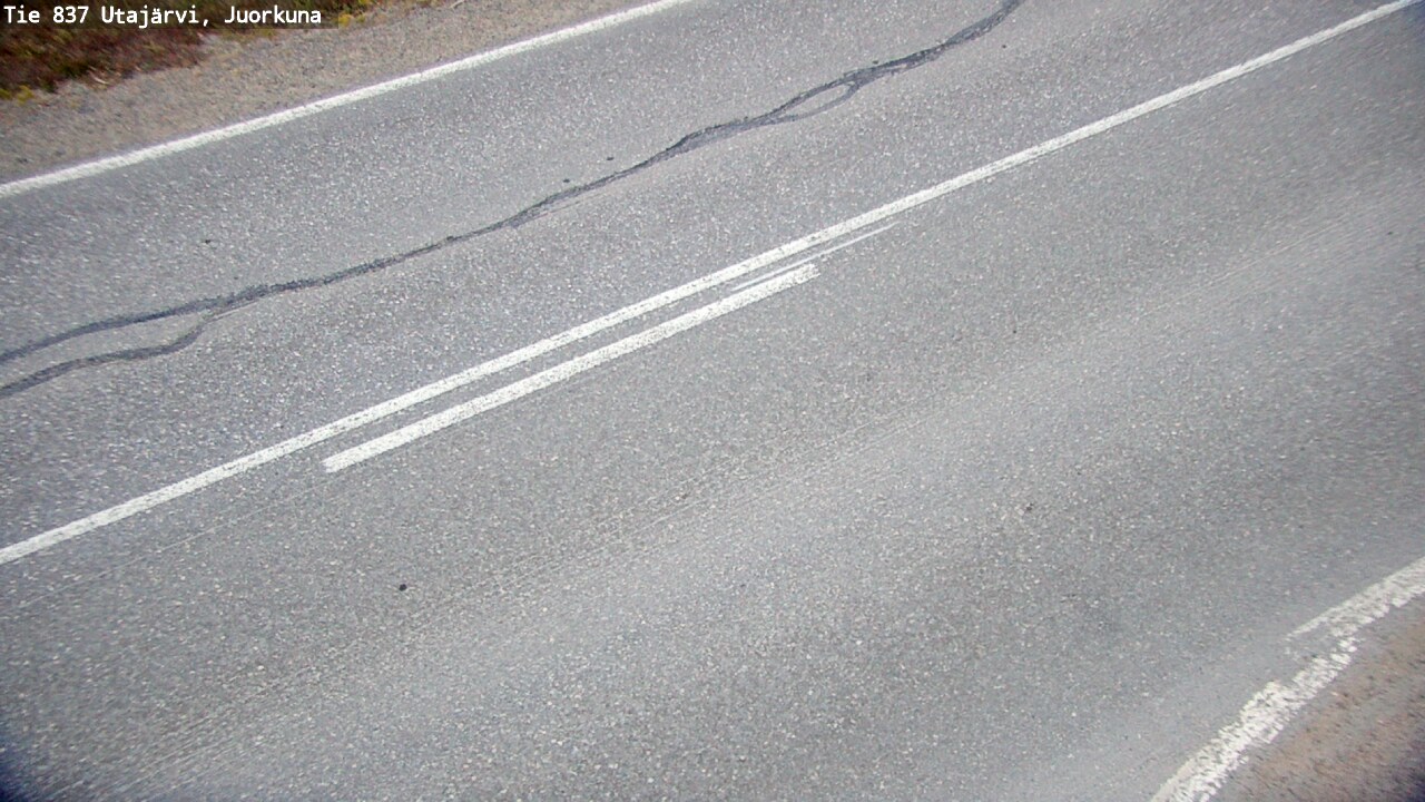 Weather Camera Image Road 837 Utajärvi, Juorkuna, Utajärvi, Pohjois-Pohjanmaa