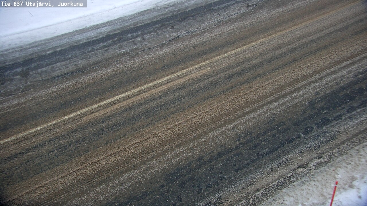 Weather Camera Image Road 837 Utajärvi, Juorkuna, Utajärvi, Pohjois-Pohjanmaa