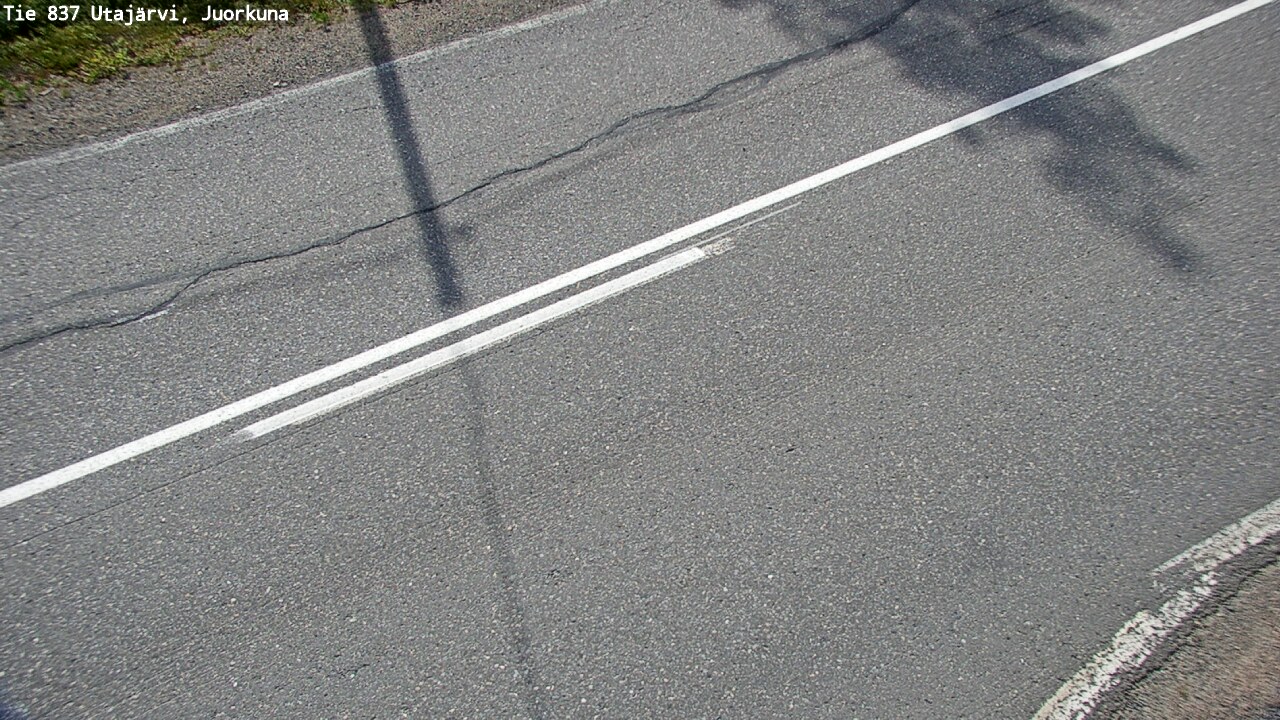 Weather Camera Image Road 837 Utajärvi, Juorkuna, Utajärvi, Pohjois-Pohjanmaa