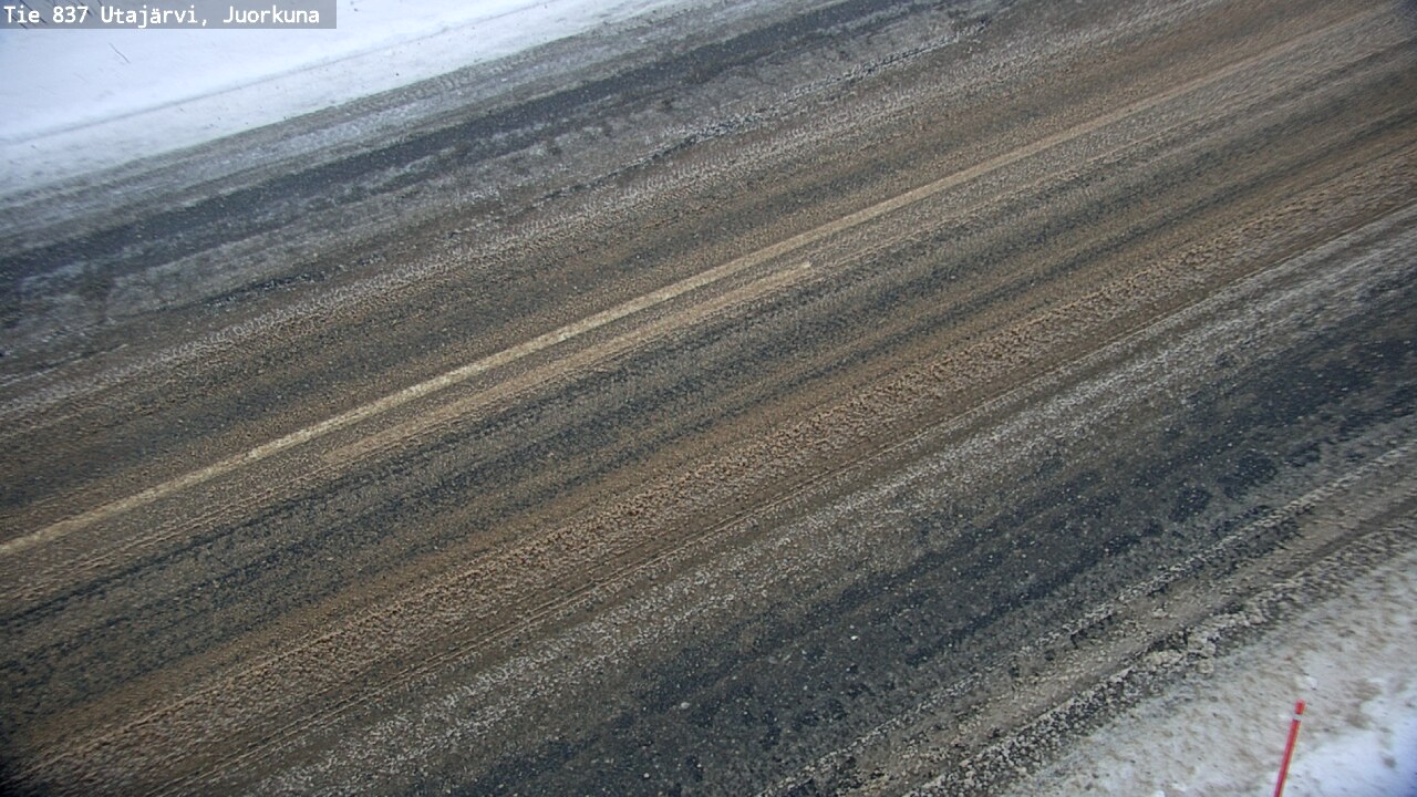 Weather Camera Image Road 837 Utajärvi, Juorkuna, Utajärvi, Pohjois-Pohjanmaa