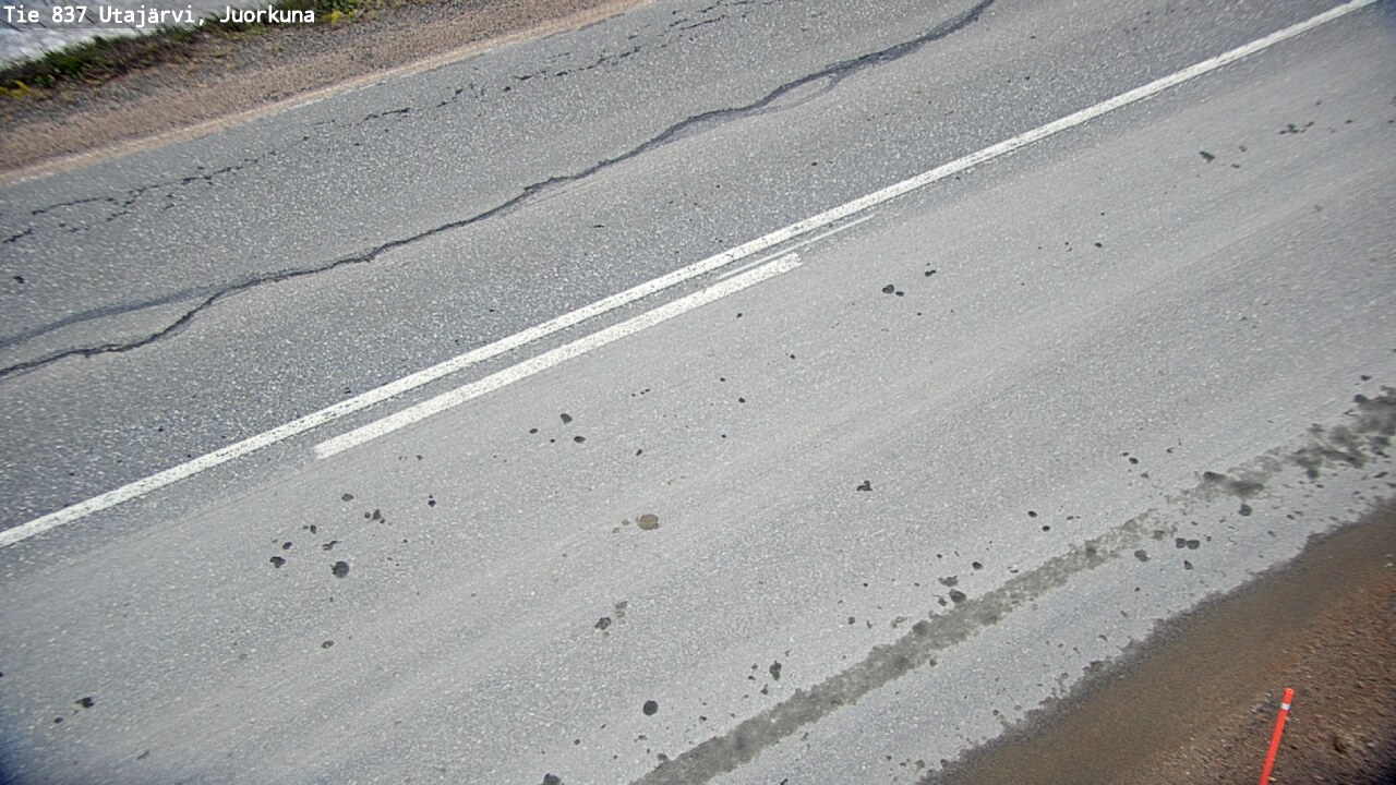 Weather Camera Image Road 837 Utajärvi, Juorkuna, Utajärvi, Pohjois-Pohjanmaa