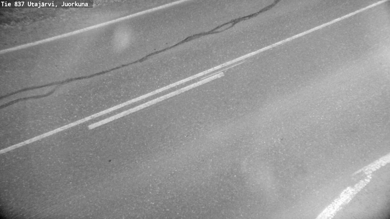Weather Camera Image Road 837 Utajärvi, Juorkuna, Utajärvi, Pohjois-Pohjanmaa