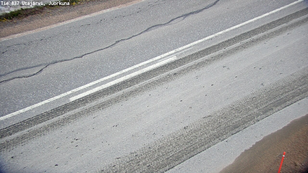 Weather Camera Image Väg 837 Utajärvi, Juorkuna, Utajärvi, Pohjois-Pohjanmaa