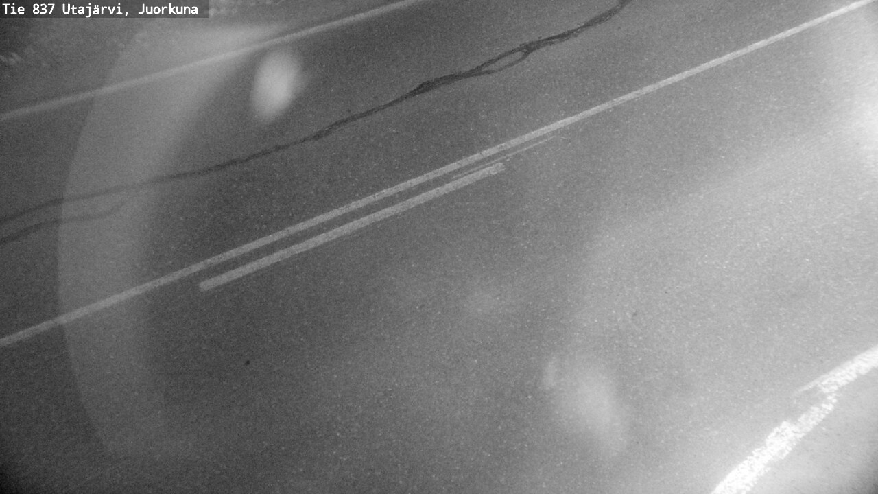Weather Camera Image Väg 837 Utajärvi, Juorkuna, Utajärvi, Pohjois-Pohjanmaa
