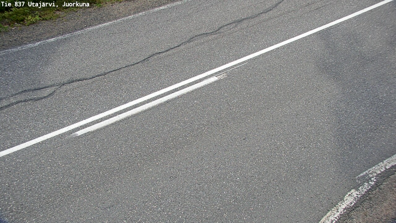 Weather Camera Image Road 837 Utajärvi, Juorkuna, Utajärvi, Pohjois-Pohjanmaa