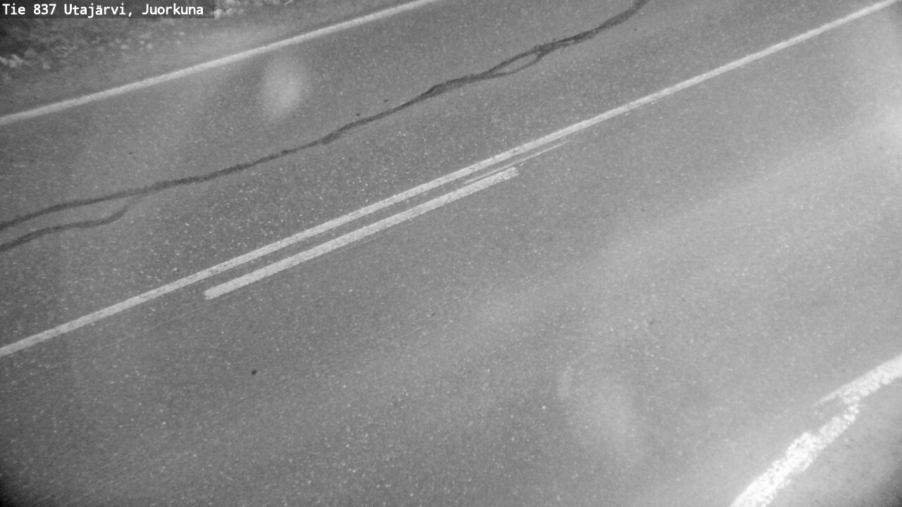 Weather Camera Image Väg 837 Utajärvi, Juorkuna, Utajärvi, Pohjois-Pohjanmaa