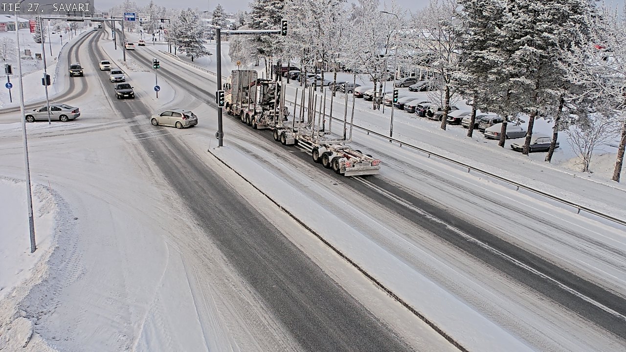 Weather Camera Image Väg 27 Savari, Ylivieska, Pohjois-Pohjanmaa