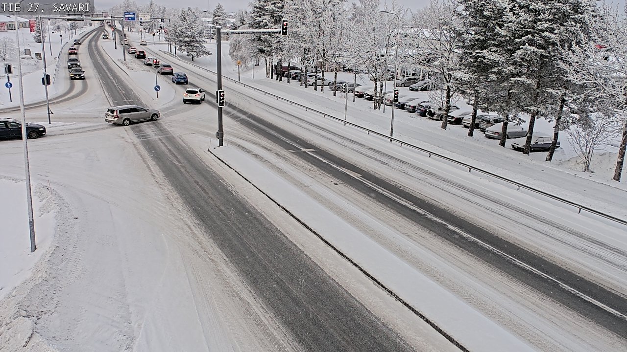 Weather Camera Image Väg 27 Savari, Ylivieska, Pohjois-Pohjanmaa