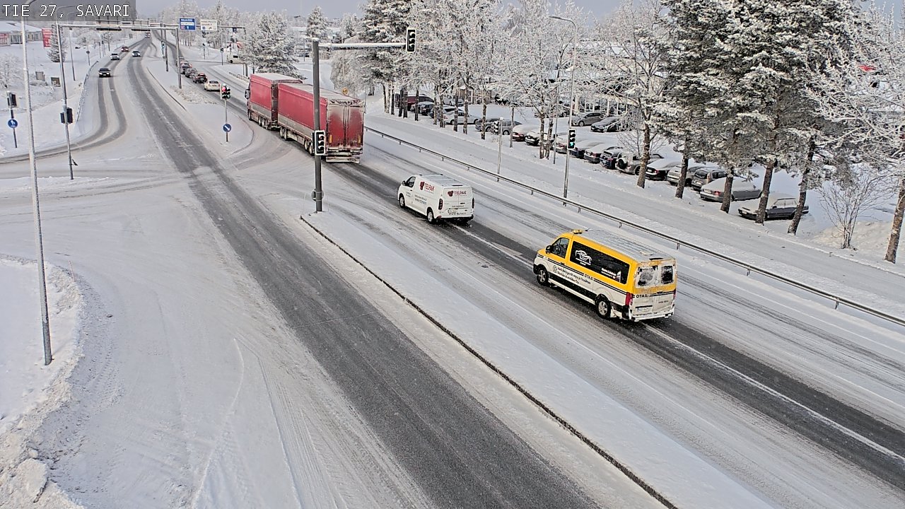 Weather Camera Image Väg 27 Savari, Ylivieska, Pohjois-Pohjanmaa