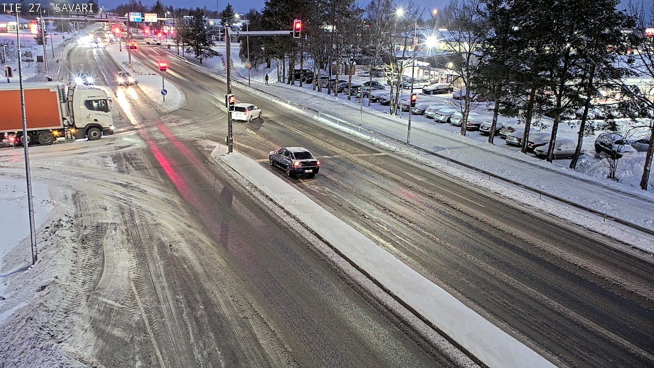 Weather Camera Image Väg 27 Savari, Ylivieska, Pohjois-Pohjanmaa