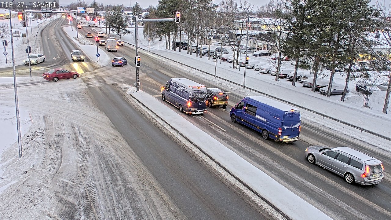 Weather Camera Image Väg 27 Savari, Ylivieska, Pohjois-Pohjanmaa