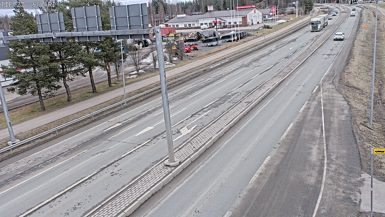 Weather Camera Image Väg 27 Savari, Ylivieska, Pohjois-Pohjanmaa