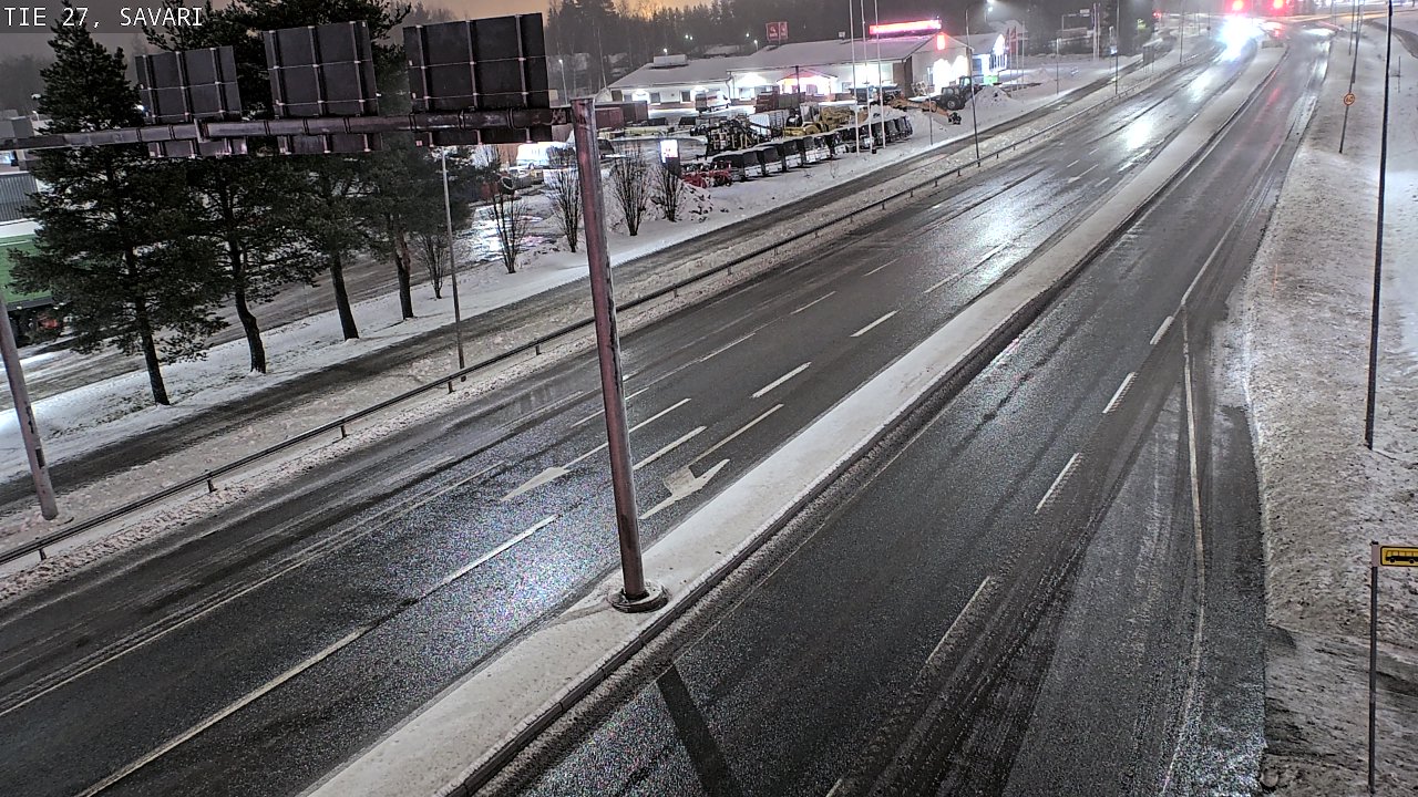 Weather Camera Image Väg 27 Savari, Ylivieska, Pohjois-Pohjanmaa