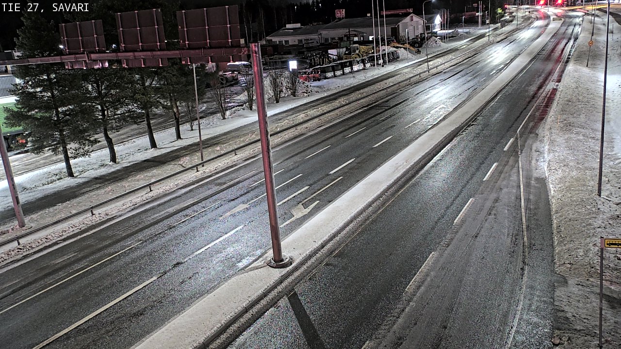 Weather Camera Image Väg 27 Savari, Ylivieska, Pohjois-Pohjanmaa