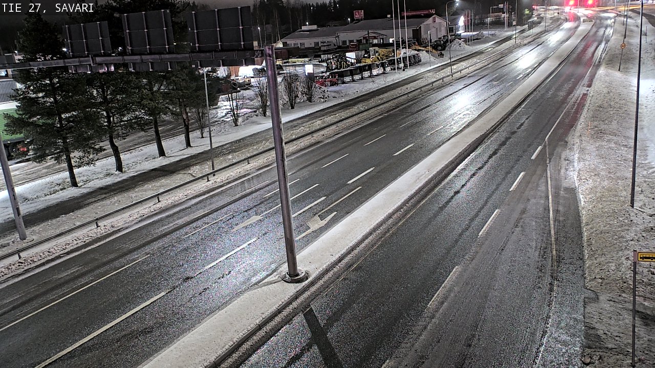 Weather Camera Image Väg 27 Savari, Ylivieska, Pohjois-Pohjanmaa