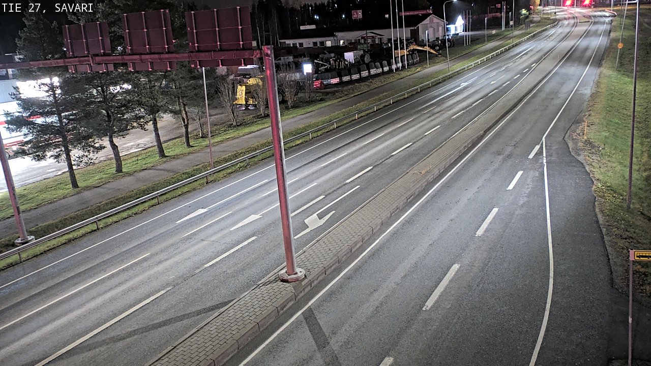 Weather Camera Image Väg 27 Savari, Ylivieska, Pohjois-Pohjanmaa