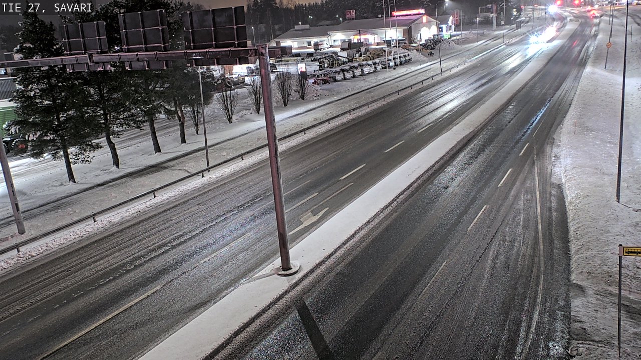 Weather Camera Image Väg 27 Savari, Ylivieska, Pohjois-Pohjanmaa