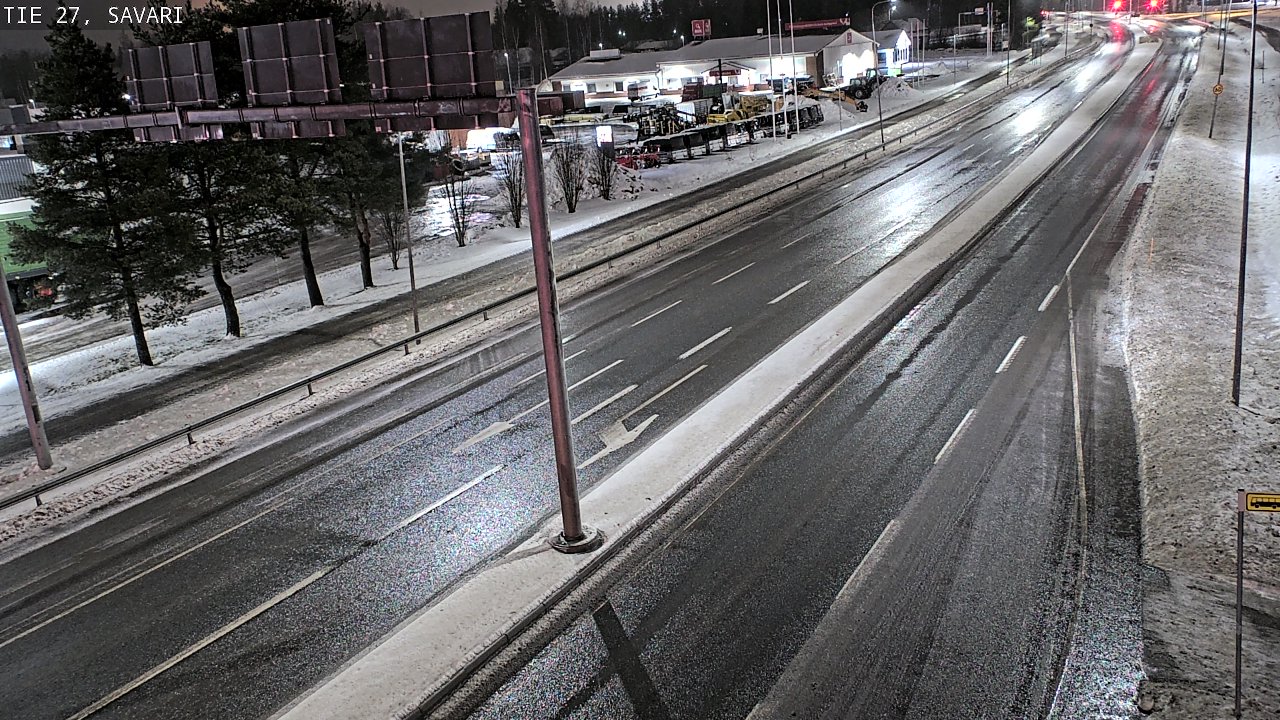 Weather Camera Image Väg 27 Savari, Ylivieska, Pohjois-Pohjanmaa