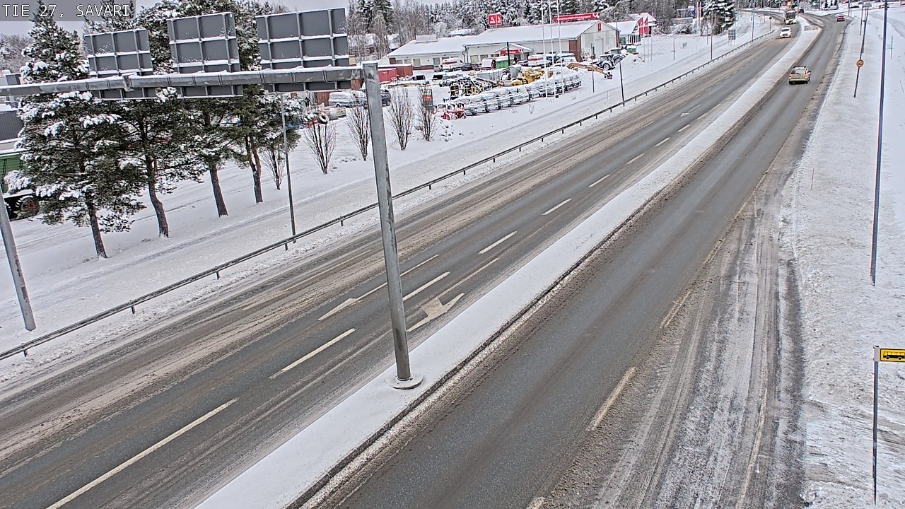Weather Camera Image Väg 27 Savari, Ylivieska, Pohjois-Pohjanmaa