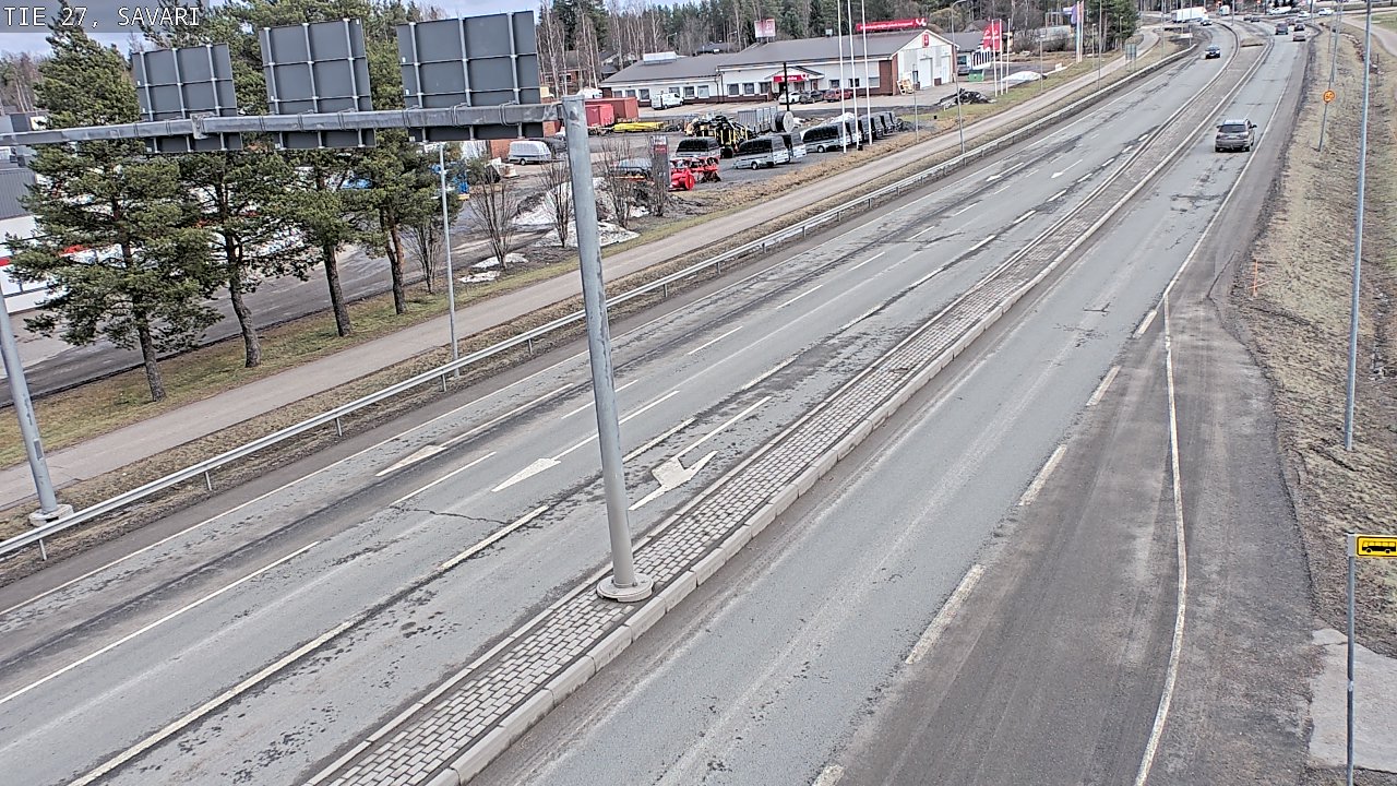 Weather Camera Image Väg 27 Savari, Ylivieska, Pohjois-Pohjanmaa
