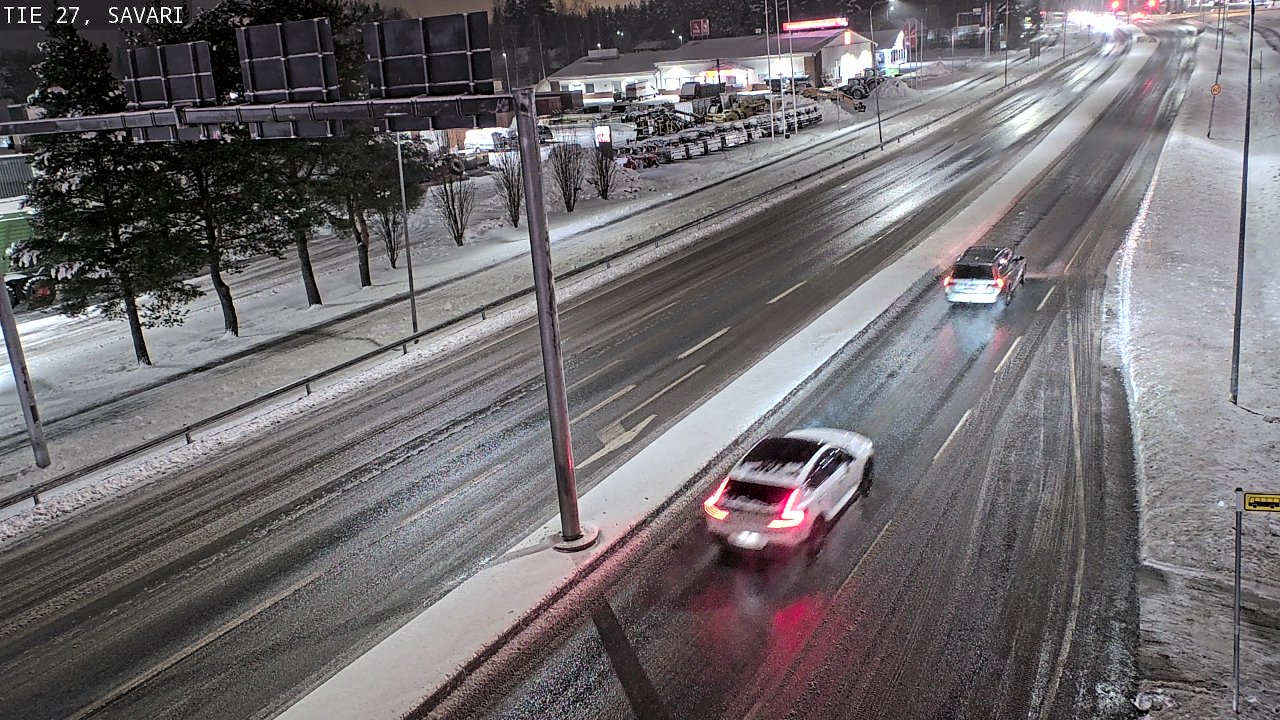 Weather Camera Image Väg 27 Savari, Ylivieska, Pohjois-Pohjanmaa