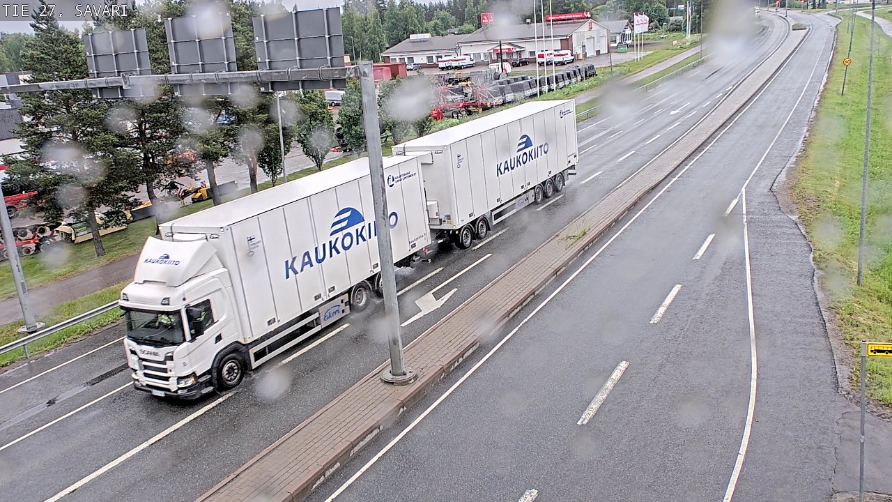 Weather Camera Image Väg 27 Savari, Ylivieska, Pohjois-Pohjanmaa