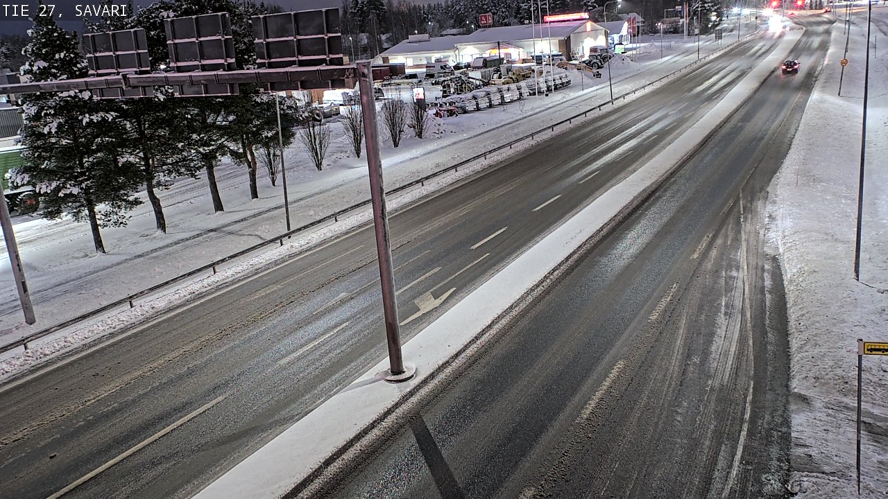 Weather Camera Image Väg 27 Savari, Ylivieska, Pohjois-Pohjanmaa