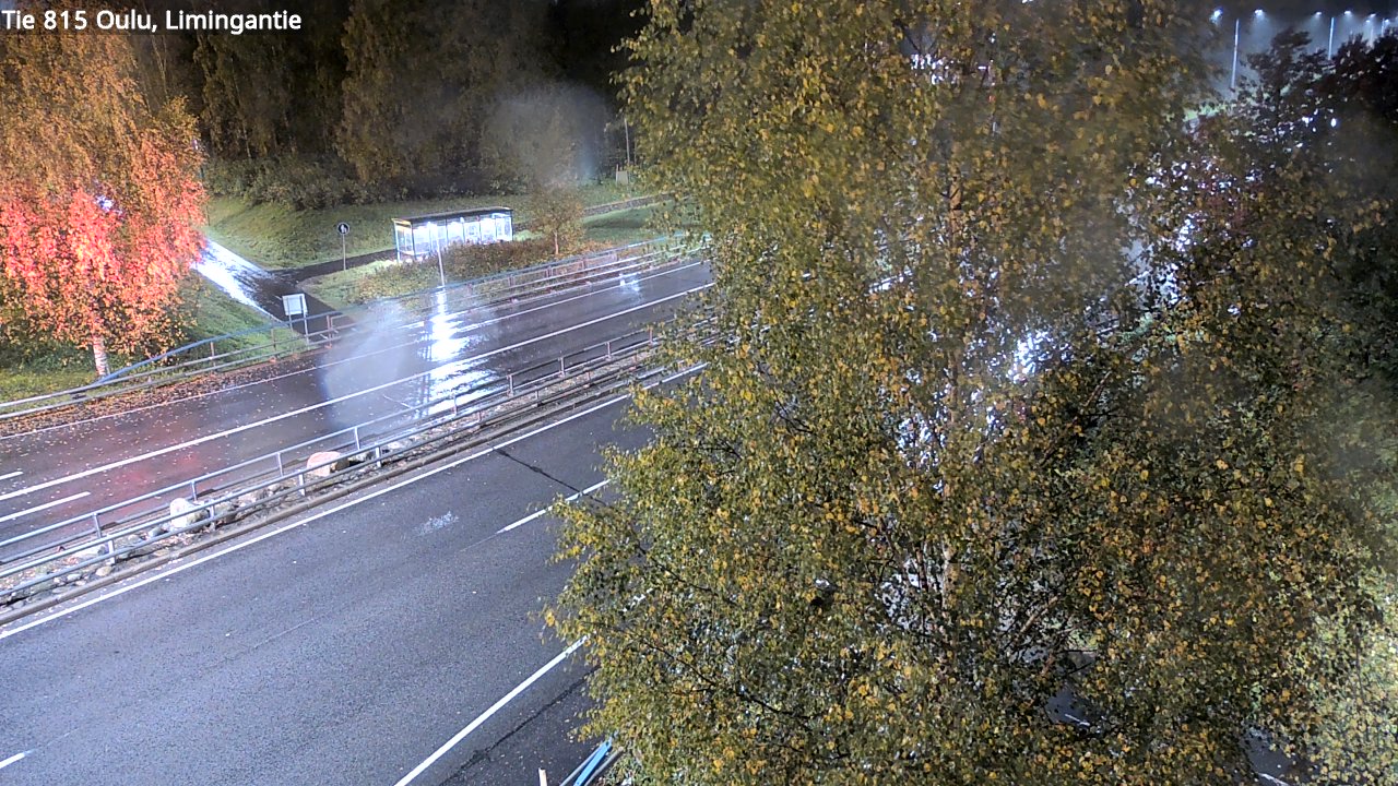 Weather Camera Image Väg 815 Oleåborg, Limingantie, Oulu, Pohjois-Pohjanmaa