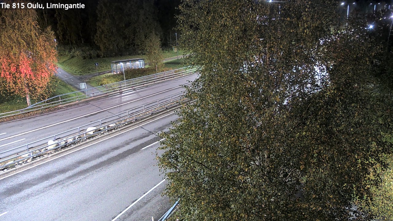 Weather Camera Image Väg 815 Oleåborg, Limingantie, Oulu, Pohjois-Pohjanmaa